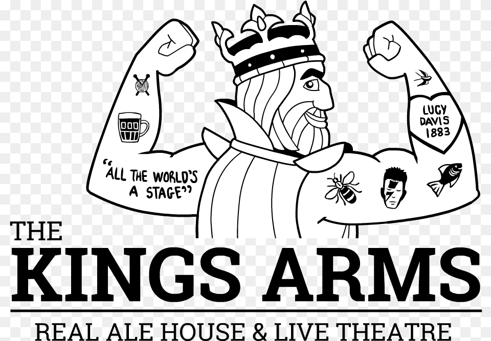 Kings Logo 1 Web The Kings Arms, Face, Head, Person, Baby Free Png