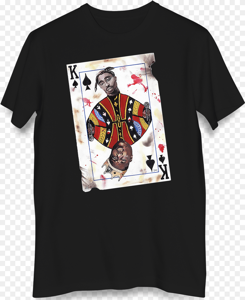 Kings Of Rap Tupac Shirt The Notorious Big, Clothing, T-shirt, Adult, Female Png