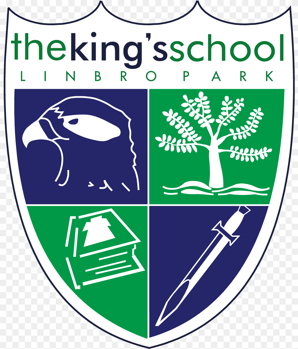 Kings School Linbro Park Logo Emblem, Armor, Shield, Baby, Person Free Png Download