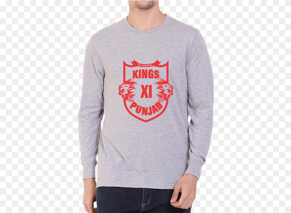 Kings Xi Punjab, Clothing, Long Sleeve, Sleeve, T-shirt Free Transparent Png
