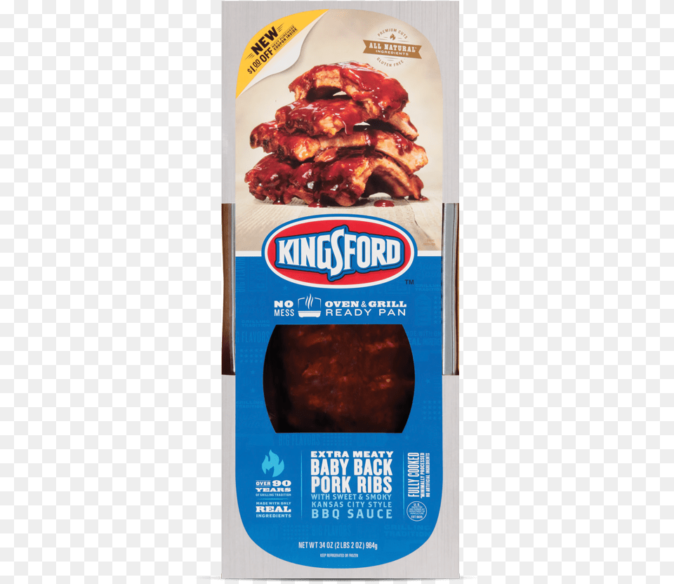 Kingsford Pre Cooked Ribs, Food, Bbq, Cooking, Grilling Free Png Download