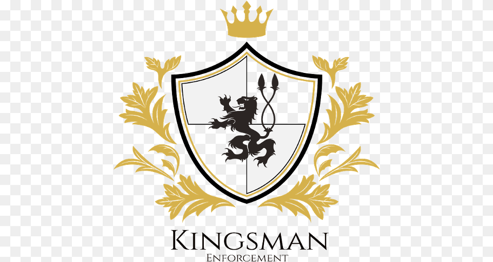 Kingsman Enforcement Carlyon Funeral Directors, Emblem, Symbol, Logo, Armor Free Png