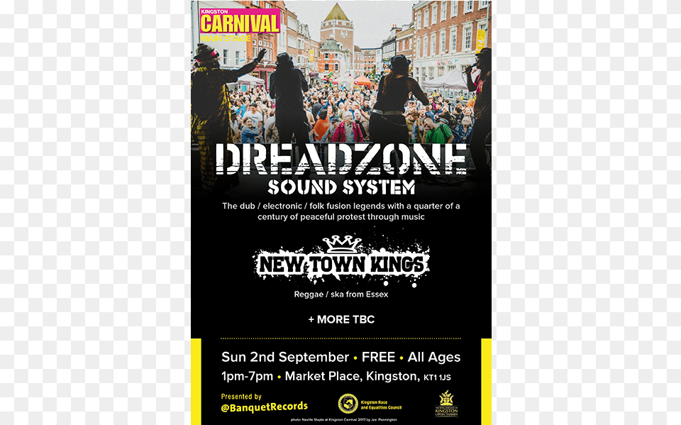 Kingston Carnival Dreadzone New Town Kings Dreadzone Sound Uk Vinyl Lp, Adult, Advertisement, Female, Person Free Png
