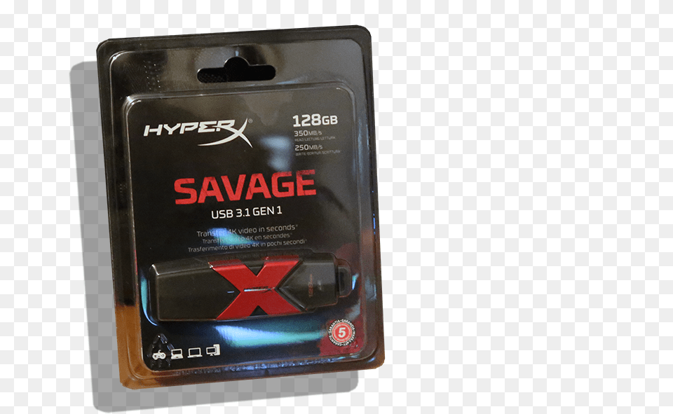 Kingston Hyperx Savage 128 Usb3 Case, Adapter, Electronics, Mobile Phone, Phone Free Transparent Png