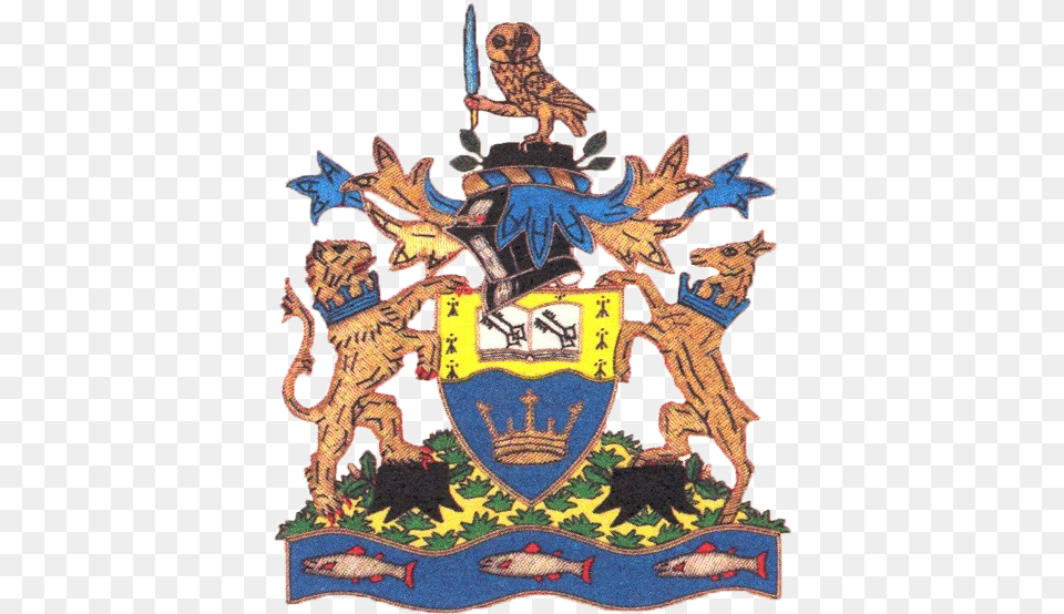 Kingston University Coat Of Arms Kingston University London Logo, Animal, Dinosaur, Reptile, Emblem Free Png Download