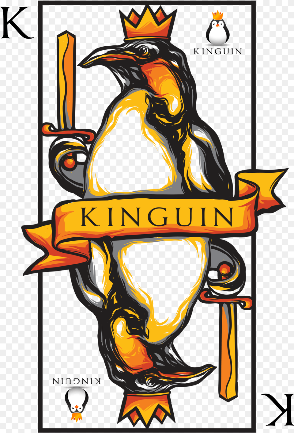 Kinguin, Logo, Animal, Bird, Penguin Free Png Download