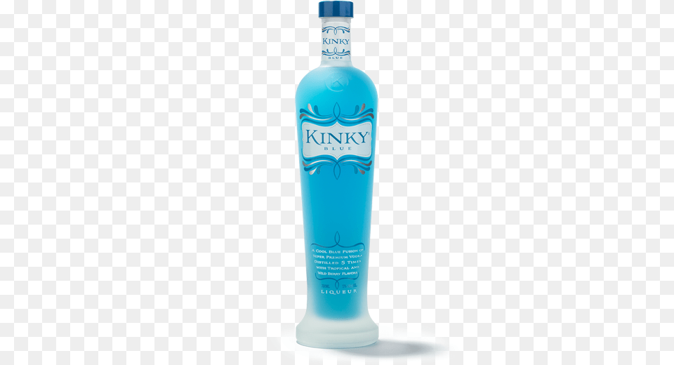 Kinky Blue Liqueur Bottle, Alcohol, Beverage, Liquor, Gin Png Image