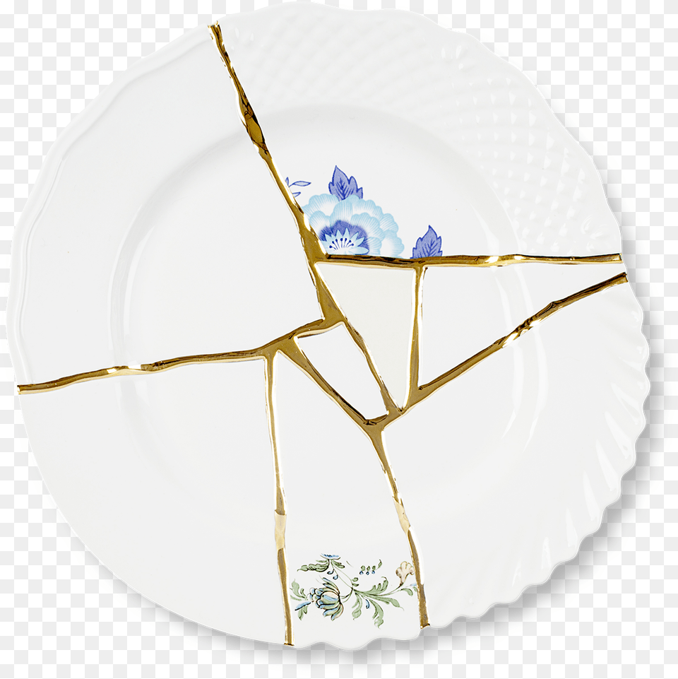 Kintsugi Dinner Plate N Seletti Kintsugi Dinner Plate, Art, Dish, Food, Meal Free Png Download
