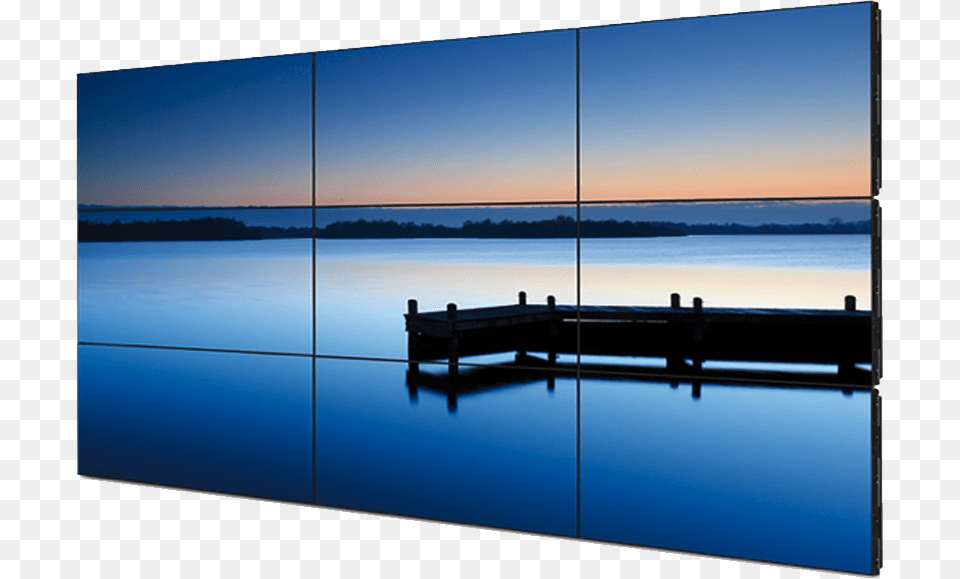 Kiosk 3 By 3 Video Wall, Pier, Port, Water, Waterfront Free Png