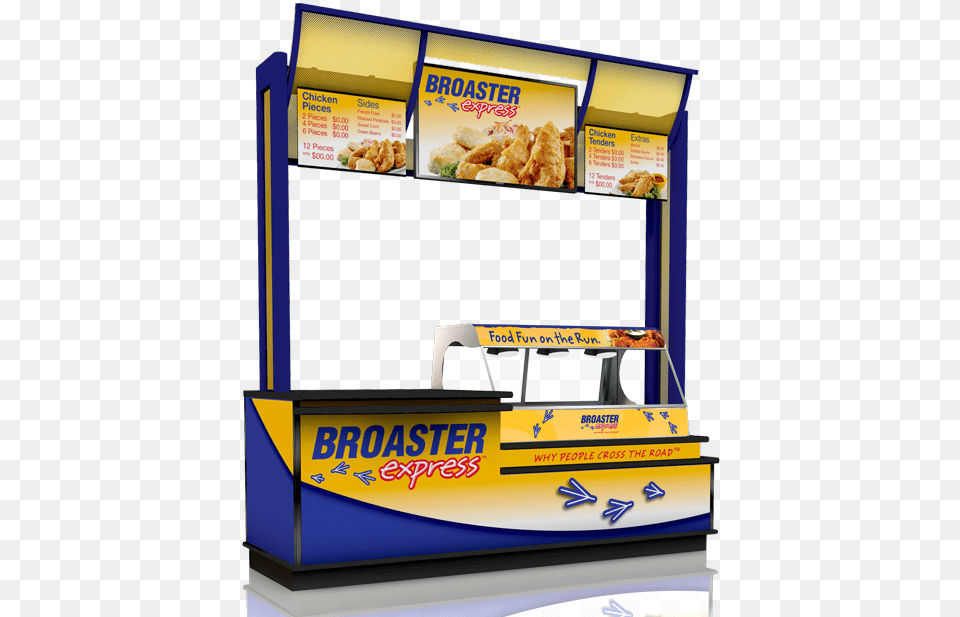 Kiosk Broasterexpress 8ft L Kiosk, Text Png Image