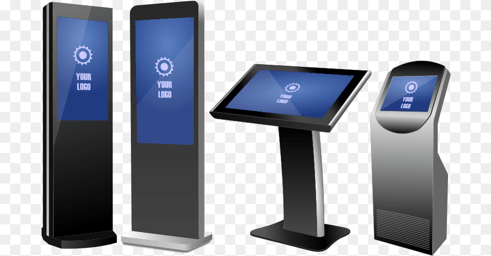 Kiosks Set Of Promotional Interactive Information Kiosk, Computer, Electronics, Tablet Computer, Mobile Phone Png