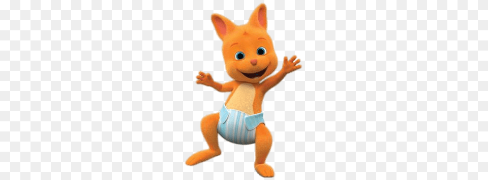 Kip The Wallaby Waving, Plush, Toy, Baby, Person Png