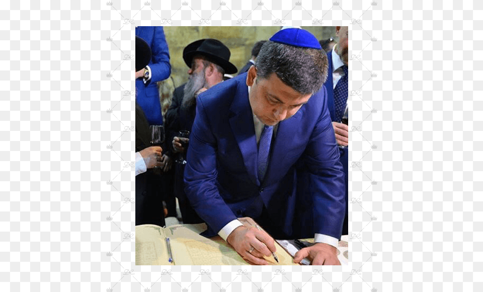 Kippah Groisman And David Roytman Volodymyr Groysman, Male, Adult, Person, Man Free Png