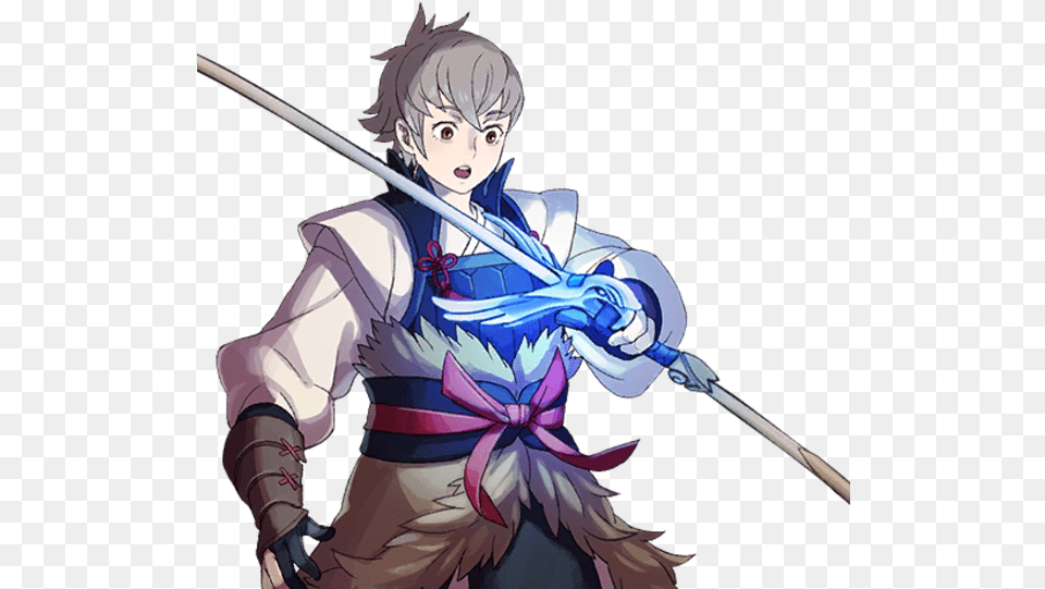 Kiragi Wielding The Fujin Yumi Fire Emblem Know Your Meme Kiragi Fire Emblem Fates, Person, Anime, Book, Comics Free Png