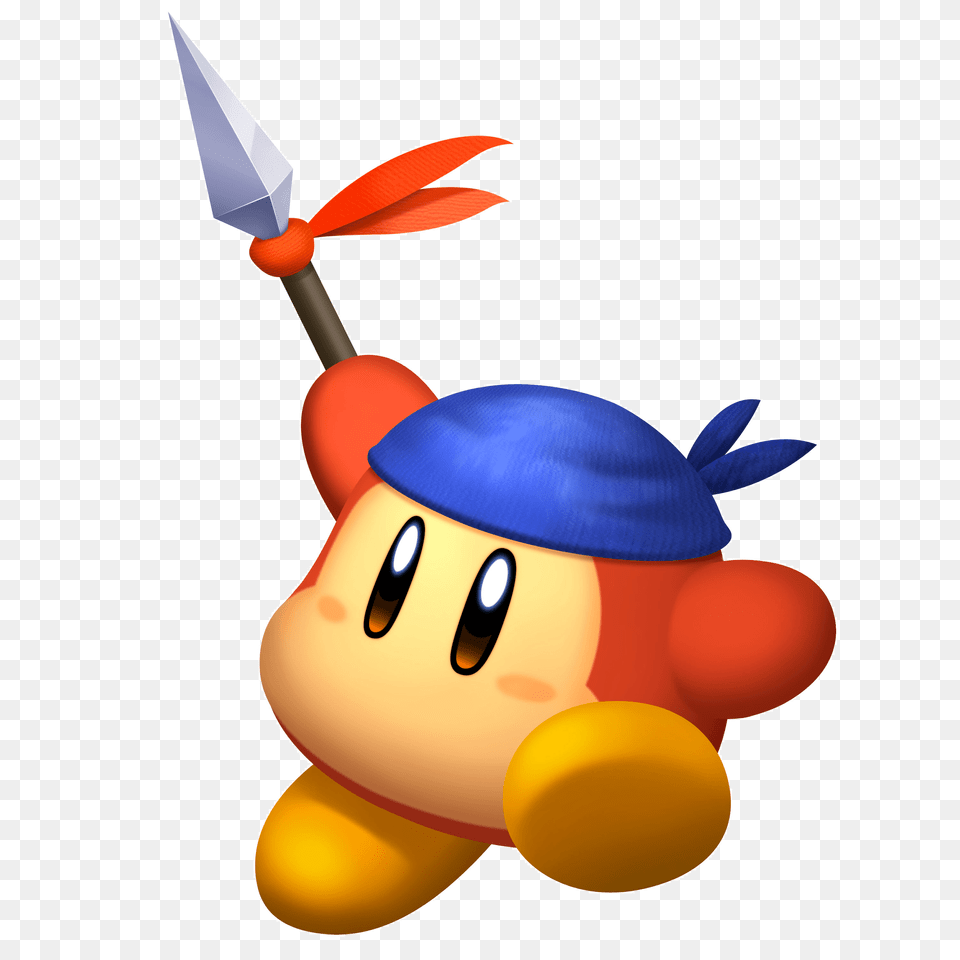 Kirby Bandana Waddle Dee Holding Spear, Weapon Free Png Download