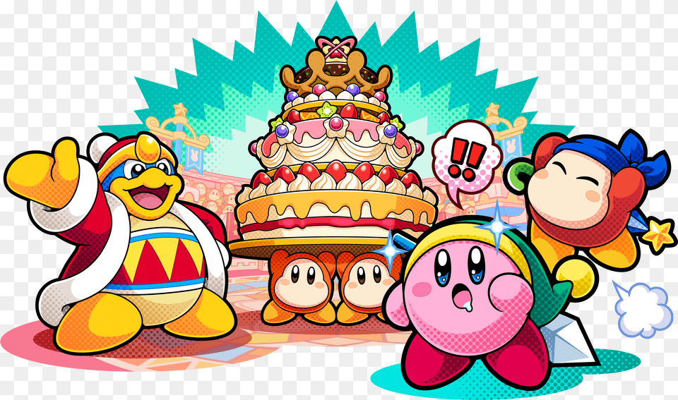 Kirby Battle Royale Cake, Face, Head, People, Person Free Png Download