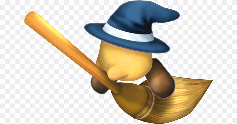 Kirby Broom Hatter Flying Around Clip Arts Kirby Broom Enemy, Clothing, Hat, People, Person Free Png