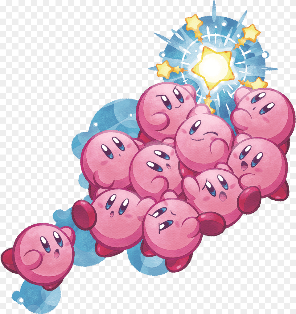 Kirby Clipart Kirby Mass Attack Official Art, Graphics, Face, Head, Person Png