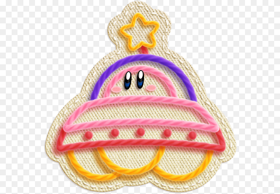 Kirby Epic Yarn Transformations, Accessories, Birthday Cake, Cake, Cream Free Png