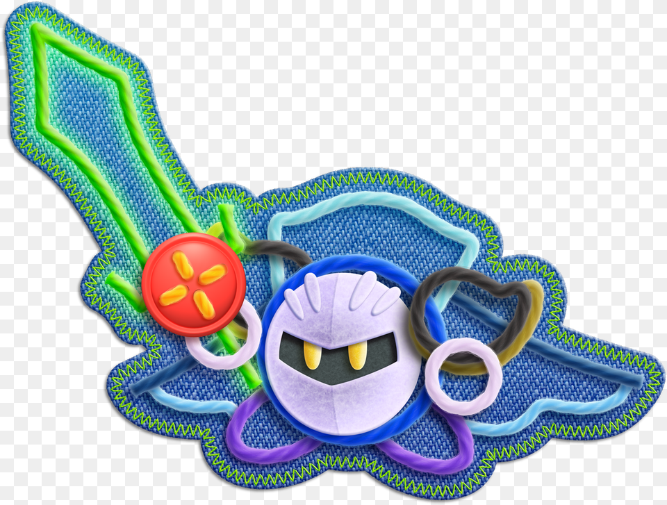 Kirby Extra Epic Yarn Meta Knight, Accessories Free Png