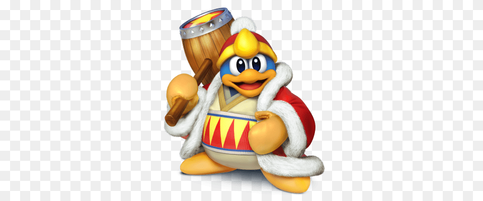 Kirby King Dedede, Teddy Bear, Toy, Drum, Musical Instrument Free Png Download