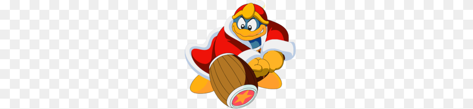 Kirby King Dedede Using Hammer, Dynamite, Weapon Png