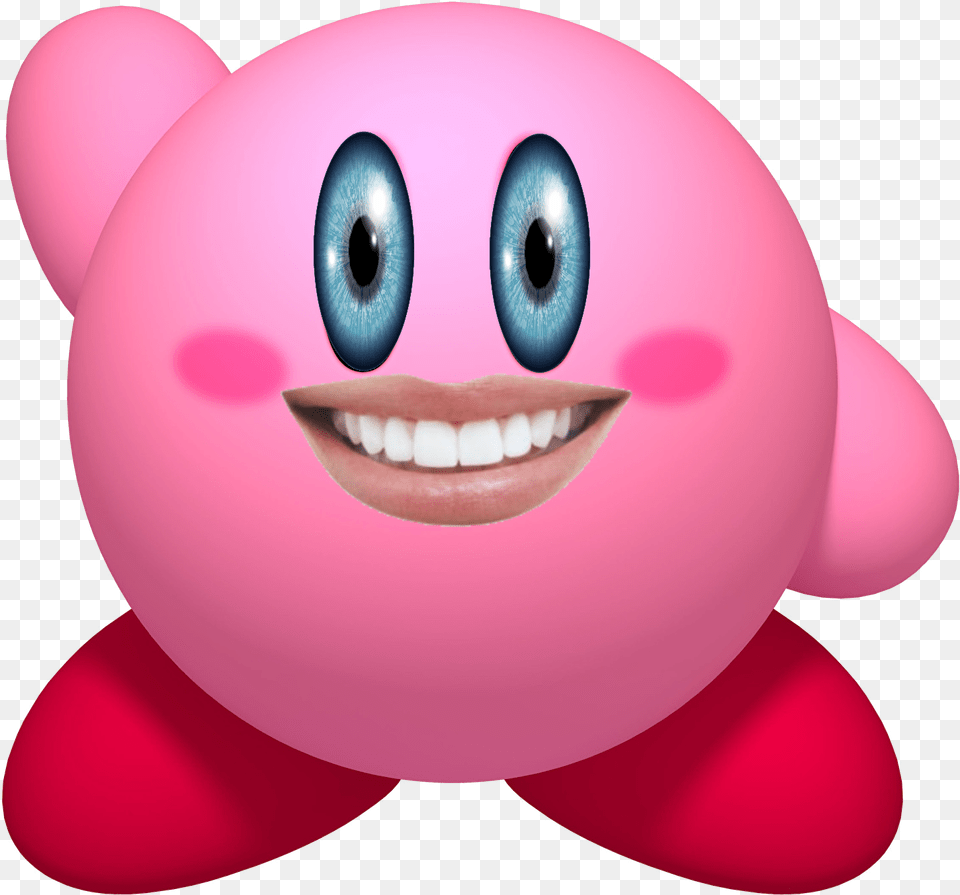 Kirby Kirby Return To Dreamland Kirby, Plush, Toy, Balloon, Cosmetics Png Image