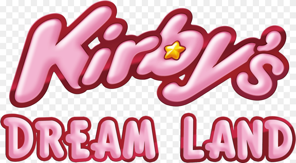 Kirby Logo Return To Dreamland, Dynamite, Weapon, Food, Sweets Free Png Download