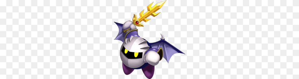 Kirby Meta Knight Ready To Strike Sword, Cartoon, Animal, Bee, Insect Png