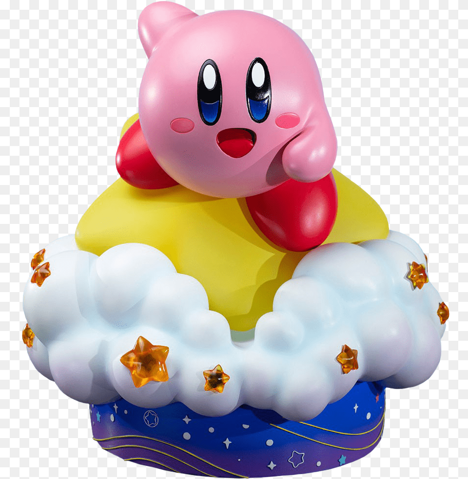 Kirby On Warp Star, Toy, Figurine, Birthday Cake, Cake Free Png Download