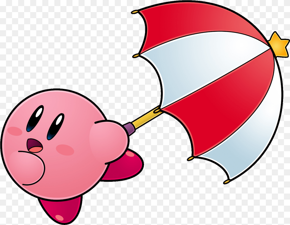 Kirby Parasol Download Cartoon Sea Monster, Canopy, Umbrella Free Png