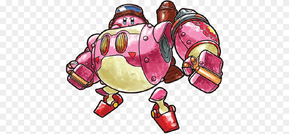 Kirby Planet Robobot Coloring Pages Kirby In Robobot Armor, Baby, Person, Art Free Png Download