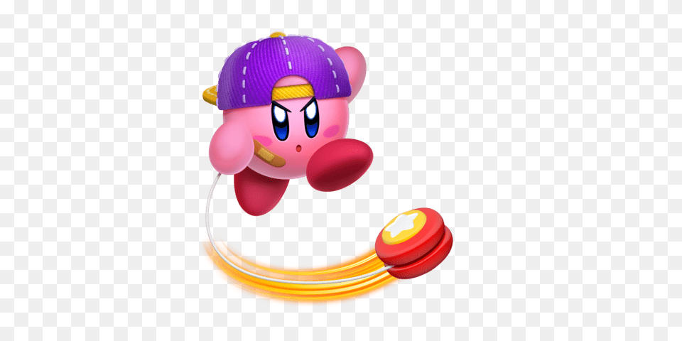 Kirby Playing With A Yoyo, Toy, Baby, Person, Rattle Free Transparent Png