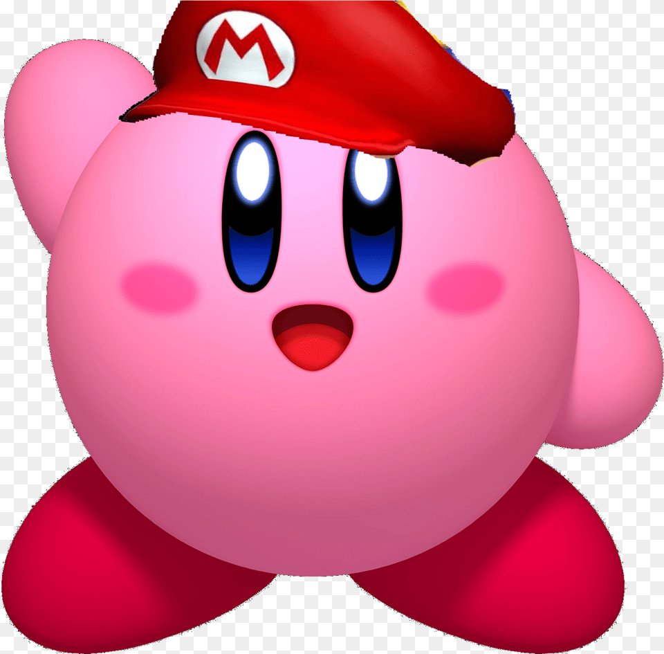 Kirby Smash Bros Pink Character From Pokemon, Balloon, Plush, Toy Free Png Download