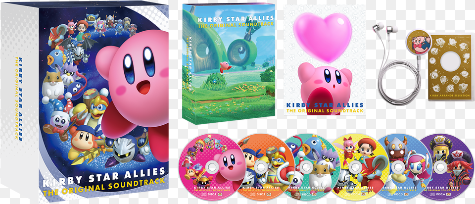 Kirby Star Allies The Original Soundtrack, Disk, Dvd, Face, Head Free Transparent Png