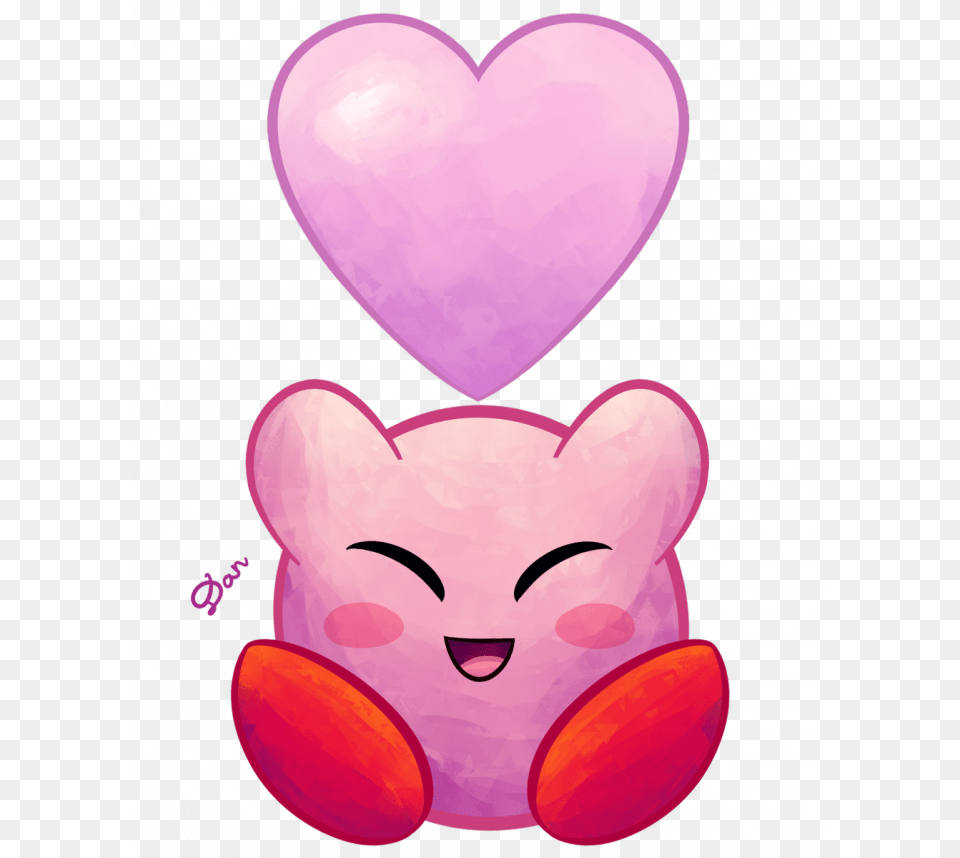 Kirby Star Allies Tumblr, Balloon, Heart, Outdoors, Night Png