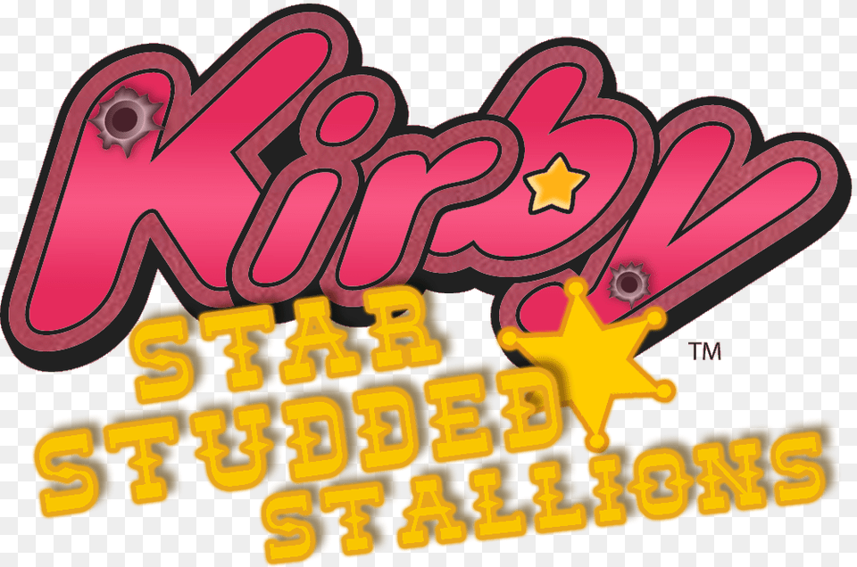 Kirby Star Studded Stallions Logo Nintendo, Dynamite, Weapon, Book, Comics Free Transparent Png