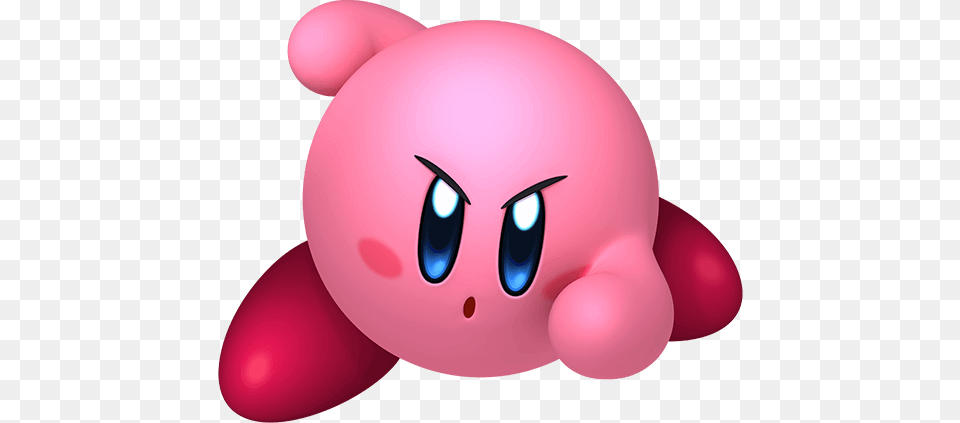 Kirby Striking, Balloon, Plush, Toy Png Image
