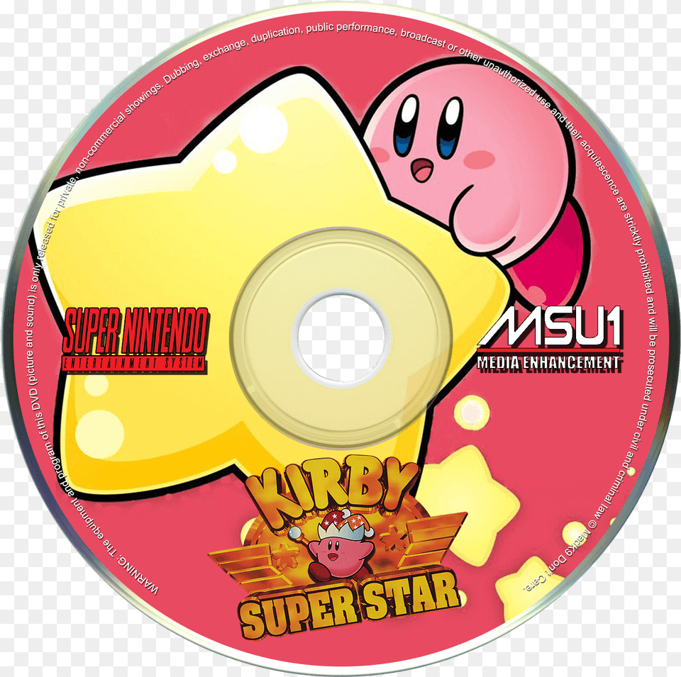 Kirby Super Star, Disk, Dvd Free Png