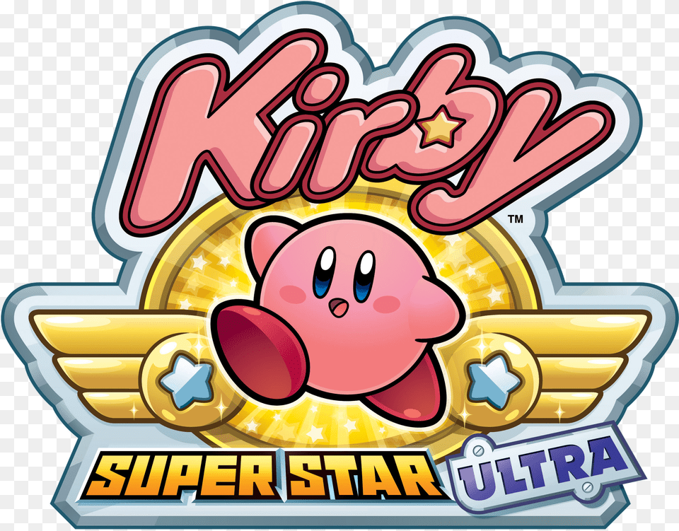Kirby Super Star Ultra Details Launchbox Games Database Kirby Super Star Ultra Logo, Dynamite, Weapon Png