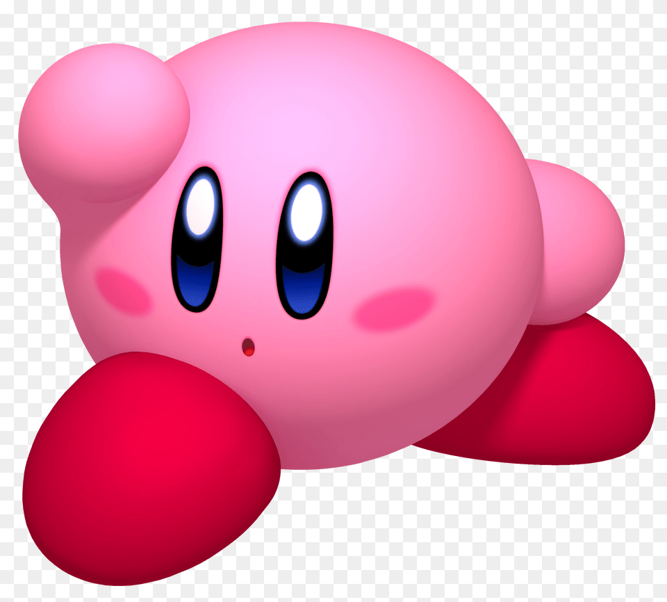 Kirby Transparent Kirby, Plush, Toy Png Image