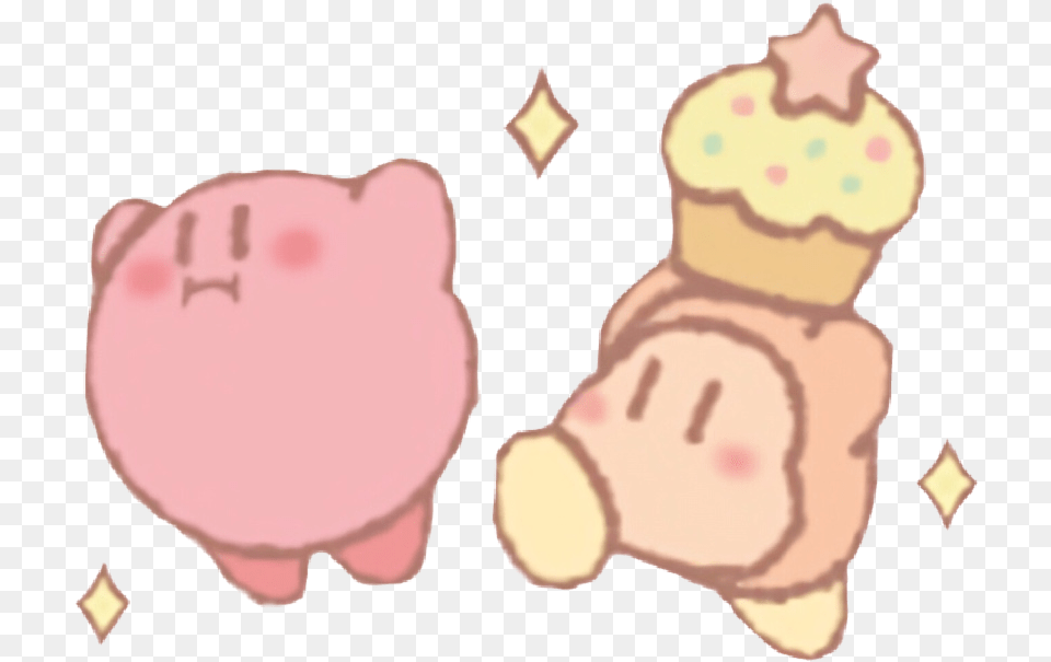 Kirby Waddledee Cute Kawaii Kirbystarallies Sticker Cartoon, Baby, Person, Piggy Bank Free Png Download