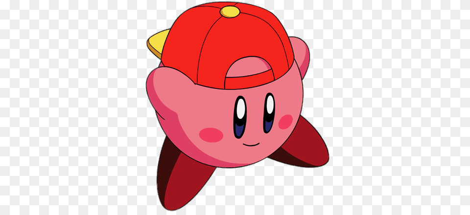 Kirby Wearing A Cap Free Png Download