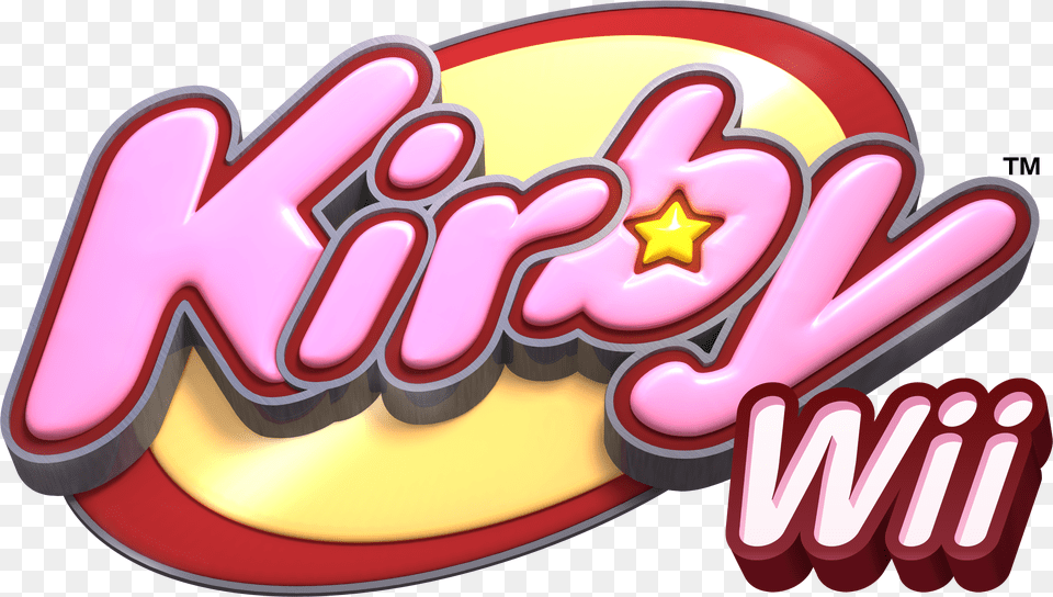 Kirby Wii Logo Kirby Wii, Food, Sweets Png