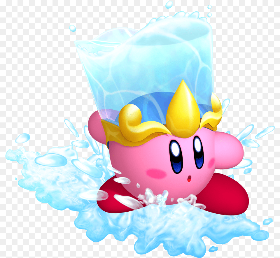 Kirby With A Bucket Of Water On His Head Kirby39s Return To Dreamland Free Png Download