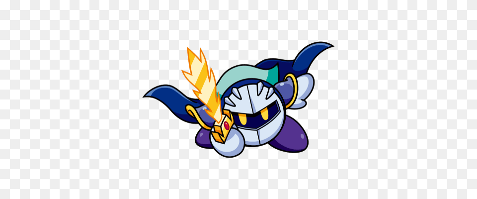 Kirby With A Spear, Cartoon, Animal, Bee, Insect Png