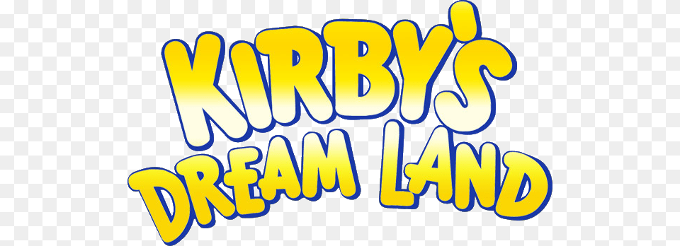 Kirbys Dream Land Logo, Text, Dynamite, Weapon Png