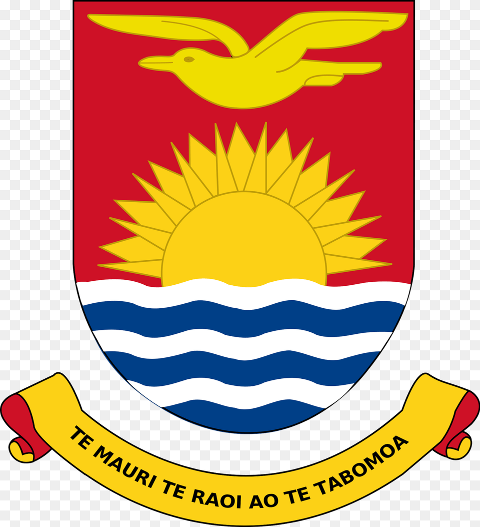 Kiribati Coat Of Arms, Emblem, Symbol, Logo, Badge Free Png Download
