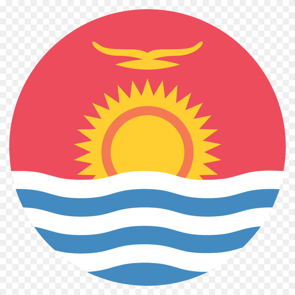 Kiribati Flag Emoji Clipart, Badge, Logo, Symbol Png Image