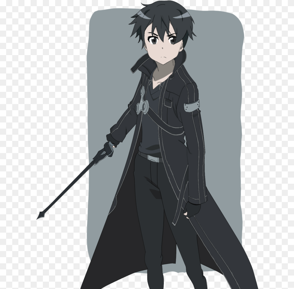 Kirigaya Kazuto Images Kirigaya Kazuto Hd Wallpaper Kirito Sao Full Body, Book, Comics, Publication, Person Png Image